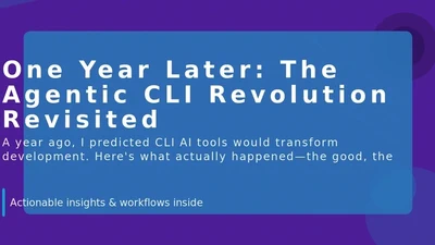 One Year Later: The Agentic CLI Revolution Revisited featured image