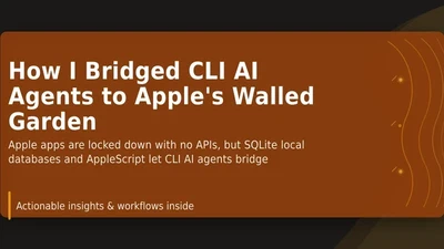 How I Bridged CLI AI Agents to Apple's Walled Garden featured image