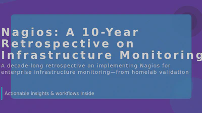 Nagios: A 10-Year Retrospective on Infrastructure Monitoring featured image