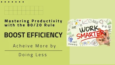 The 80/20 Rule: How 20% of Your Actions Create 80% of Your Awesome Life 💥 featured image