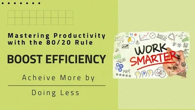 The 80/20 Rule: How 20% of Your Actions Create 80% of Your Awesome Life 💥 featured image