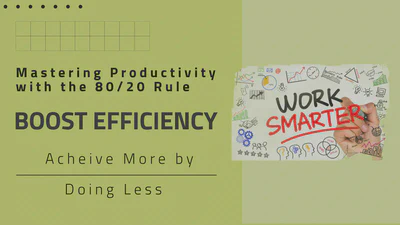 The 80/20 Rule: How 20% of Your Actions Create 80% of Your Awesome Life 💥 featured image