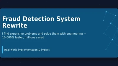 Fraud Detection System Rewrite featured image
