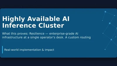 Highly Available AI Inference Cluster featured image