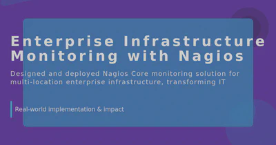 Enterprise Infrastructure Monitoring with Nagios featured image