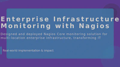 Enterprise Infrastructure Monitoring with Nagios featured image