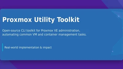 Proxmox Utility Toolkit featured image
