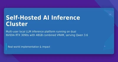 Self-Hosted AI Inference Cluster featured image